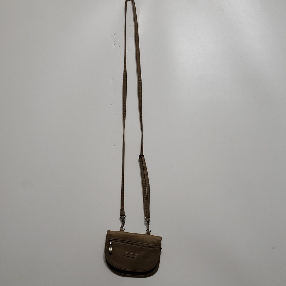 BAGGALLINI Stylish Tan Crossbody Mini Bag